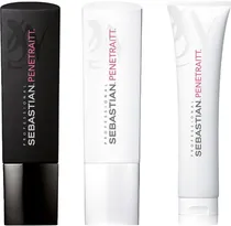 Kit Shampoo + Condicionador + Máscara Sebastian Penetraitt