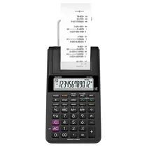 Calculadora com Impressora Casio HR-8RC-BK com Suporte para Papel - Preta