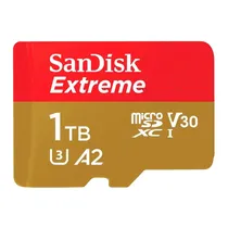 Cartão de Memória Micro SD Sandisk Extreme 1TB 190-130MBS U3 - SDSQXAV-1T00-GN6MA