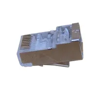 F. Conector RJ45 CAT5E Blindado (100UNIDADES) 6.5M