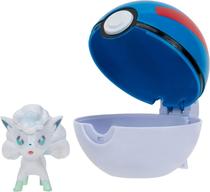 Pokemon Clip  N  Go Alolan Vulpix + Great Ball Jazwares - PKW3135