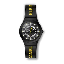 Relógio Analógico Masculino Daniel Klein DKLN DK.1.12275-7 - Preto e Amarelo