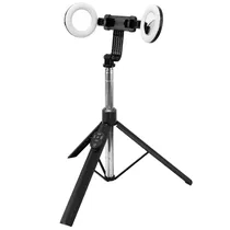 Bastao de Selfie Satellite A-RM18D Stick Bluetooth - Preto