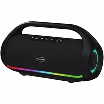 Speaker Megastar HYJ60BT 20 Watts RMS com Bluetooth/Rádio FM/Auxiliar/Micro SD - Preto