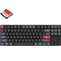 Teclado Gamer Mecânico Keychron K1 Pro RGB Sem Fio Switch Vermelho - Preto (Inglês)