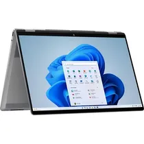 Notebook HP Omnibook X Flip 16-BE0003DX, AMD Ryzen 5 220 3.20GHZ (4.90GHZ), 8GB Ram, 512GB SSD, Tela 16" Touch 360° 2K (1920 X 1200) Ips, Windows 11 Home, Inglês, Prata