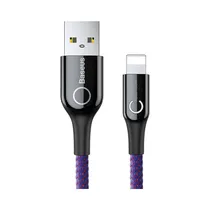 Cable Baseus CALCD-05 USB-A A Lightning 1M Morado