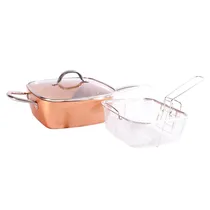 Panela Multifuncional com Cesta para Fritar 24X9CM