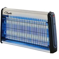 Mata Insetos Eletrico Krab KBMIE150 / 15W / 2 Lâmpadas Uv / 220V ~ 50HZ - Branco/ Preto