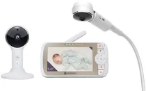Babá Eletrônica Motorola Nursery Connect VM65X com Tela de 5.0" Wi-Fi