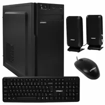Gabinete ATX Satellite K702 Kit Barebone Teclado, Mouse e Speaker Português