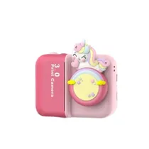 Câmera Impressora Infantil Unicórnio para Colorir A-DV936 - Pink
