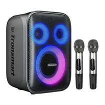 Speaker Tronsmart Halo 200 - USB/Aux - 120W - A Prova D'Água - com 2 Microfones - Preto  Speaker Tro...
