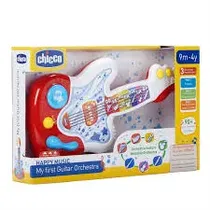 Chicco Juguetes Mi Primera Guitarra 9M A 4 Años Multicolor