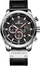 Relógio Masculino Kingseven K9507 - Analógico Silver/Black