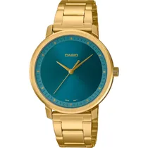 Relógio Casio LTP-B115G-3EVDF Analógico Feminino - Dourado/Verde