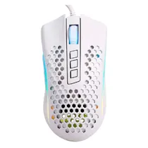 Mouse Redragon Storm Pro M808W-KS RGB 16000 Dpi USB - Branco