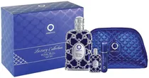 Kit Perfume Orientica Royal Bleu Edp 80ML + 7.5ML + Atomizador Recarregável