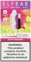 Vape Descartável Elf Bar Sour King Pinkberry 40000 Puffs