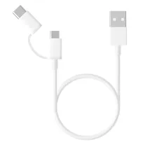 Cabo Xiaomi Micro 2 In 1 SJX02ZM USB para USB-C / Micro USB 1 Metro - Branco