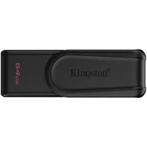 Pen Drive de 64GB Kingston Datatraveler Exodia s DTXS USB 3.2 - Preto
