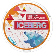 Goma de Mascar Iceberg Cherry Damasco Média - 12G