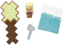 Figura com Areia Minecraft Mini Mode Mining Mattel - HTL06