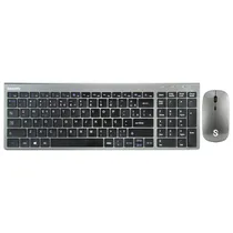 Kit Mouse e Teclado Smartfy TW01B - Sem Fio - Português - Cinza  Kit Mouse e...