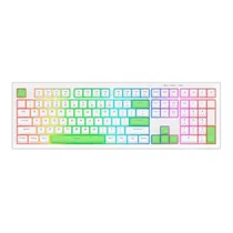 Teclado Redragon K518 RGB WG Crux Wired White