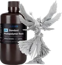 Resina 8K Photopolymer para Impressora 3D Elegoo Standard 1KG - White Smoke