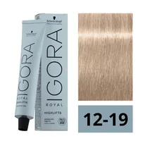 Crema de Coloración Schwarzkopf Igora Royal 12-19 Super Aclarante Ceniza Violeta 60GR