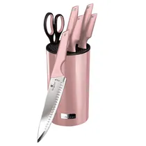 Conjunto de Facas Berlinger Haus com Suporte Em Aço Inoxidável 7PC