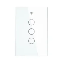 Interruptor de Luz Smart Moes ZS-US3-WH Zigbee White