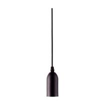 Colgante Taschibra E27 40W Base Metal Color Negro