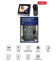 Interfone Sate A-DB24 Smart Home Externo Preto Waterproof