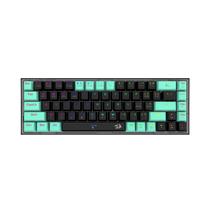 Teclado Gamer Redragon K631RGB-BG Castor Pro Black Green