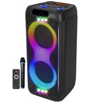 Speaker KOLAV-J2808 LED 40W Bluetooth/ USB/ SD/ FM/ Aux/ Microfone - Black