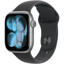 Apple Watch Series 11 46MM GPS MEV44LW/A Aluminum Silver/Sport Band Space Gray M/L