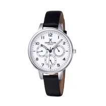 Relógio Analógico Feminino Daniel Klein Exclusive DK11972-1 - Preto/Prata
