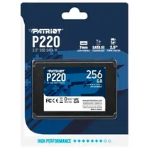 SSD Patriot P220, 256GB, 2.5", SATA 3, Leitura 550MB/s, Gravação 490MB/s, P220S256G25 SSD Patriot P220, 256GB, 2.5", SATA 3, Leitura 550MB/s, Gravação 490MB/s, P220S256G25