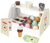 Mostrador para Sorvete de Madeira Melissa & Doug 19286 28PÇS