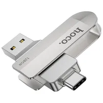 Hoco UD10 Pen Drive 2 Em 1 de 128 GB USB 3.0/Tipo C