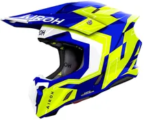 Capacete para Moto Airoh Twist 3 Dizzy - Tamanho M (57-58) - Blue/Yellow