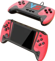 Console Portátil Game Joystick Q21 500 Jogos Em 1 - Red/Black