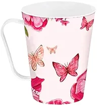 Caneca Plástica Kozi Plast Borboletas 1414 - 430ML