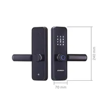 Cerradura Digital Sate SL-71 Negro 2 Trabas%