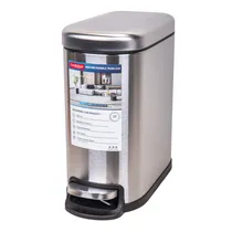 Lixeira de Aço Inox 5L