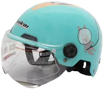 Capacete para Moto Jiekai JK-609 F1 - Light Green Graphic