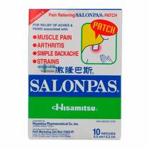 Adesivo Analgesico Salonpas para Dor Caixa com 10 Unidades