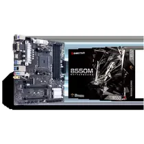 Placa Mãe Biostar B550MX/e Pro DDR4 Socket AM4 Chipset B550 Micro ATX